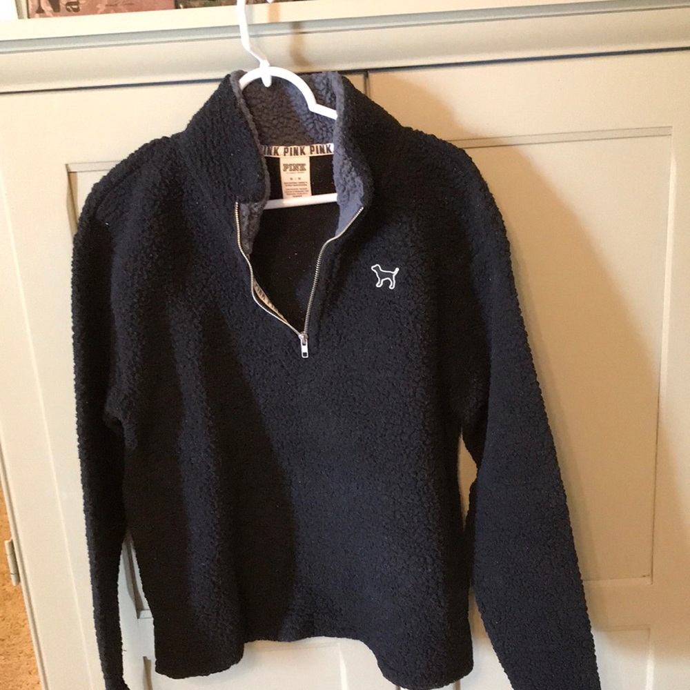 Victoria Secret Pink Half Zip Pullover